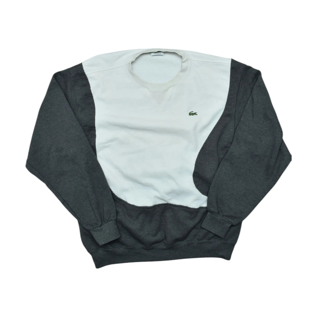 Vintage White Lacoste Rework Sweater (M)