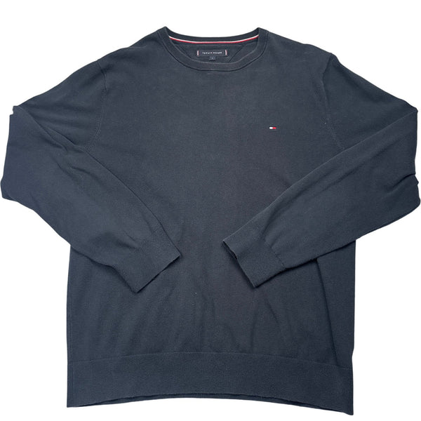 Vintage Black Tommy Hilfiger Sweater (L)