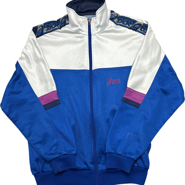 Vintage Blue Asics Track Jacket  (M)