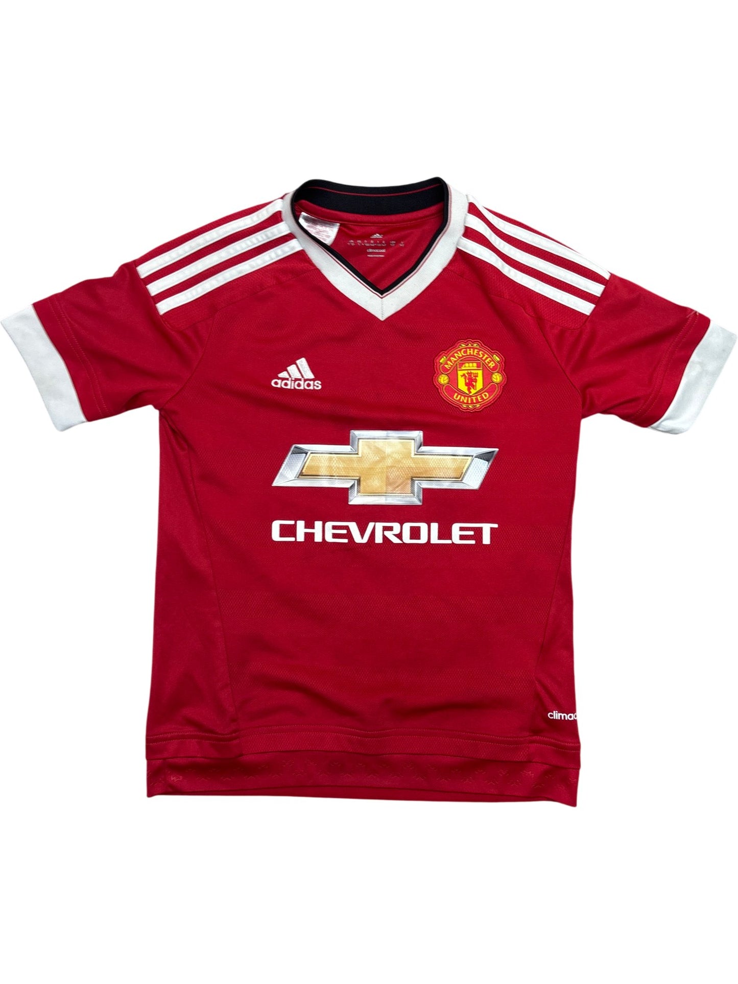 Vintage Red Adidas Manchester United Jersey Kids 7-8 (XXS)