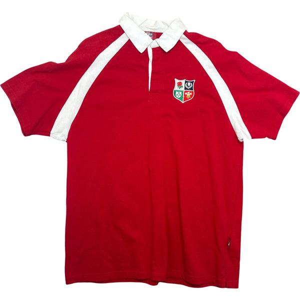 Vintage Red Rugby Shirt (L)