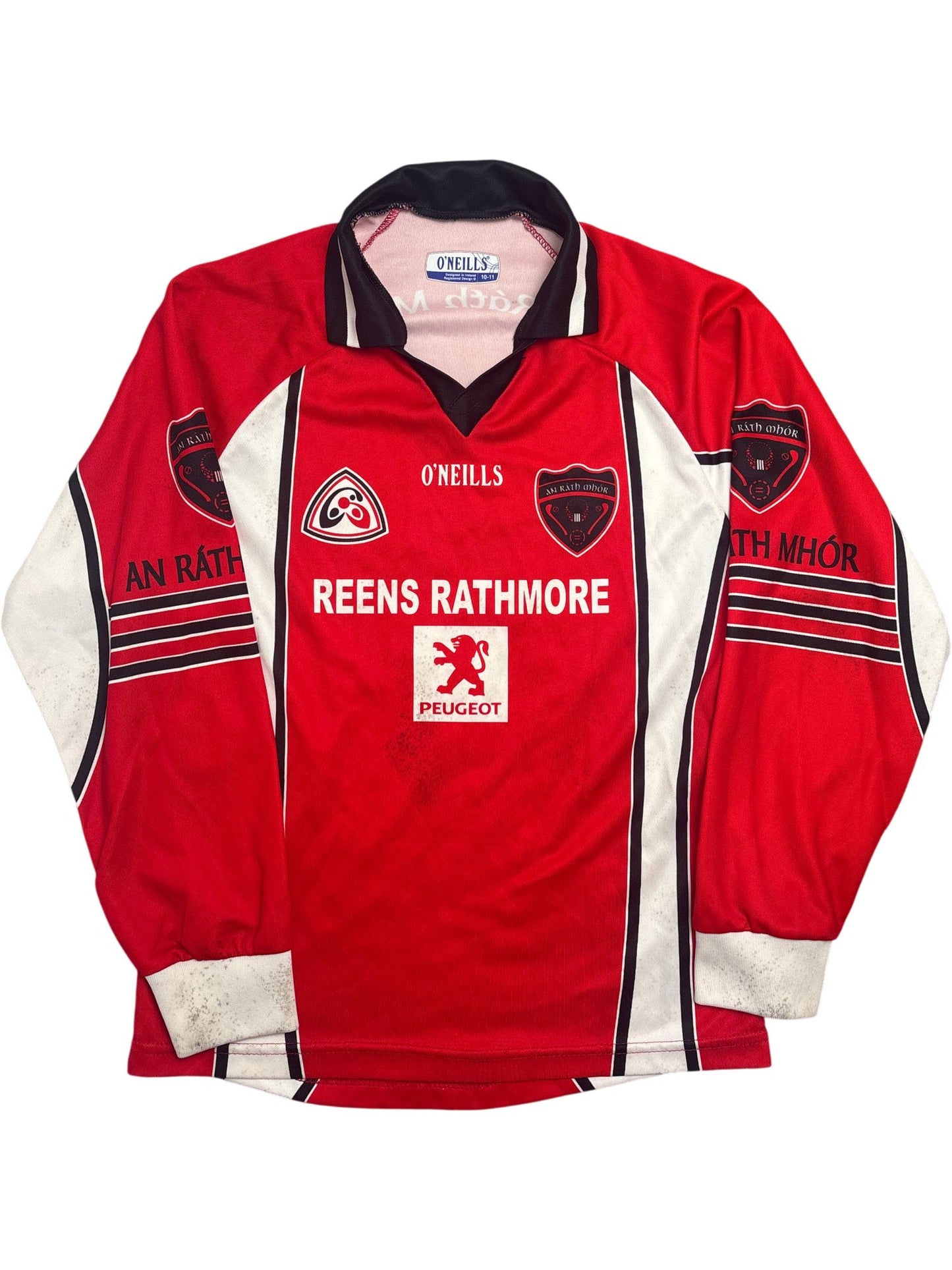 Vintage Red O'Neills Jersey Football 25 Kids 10-11 (XXS)