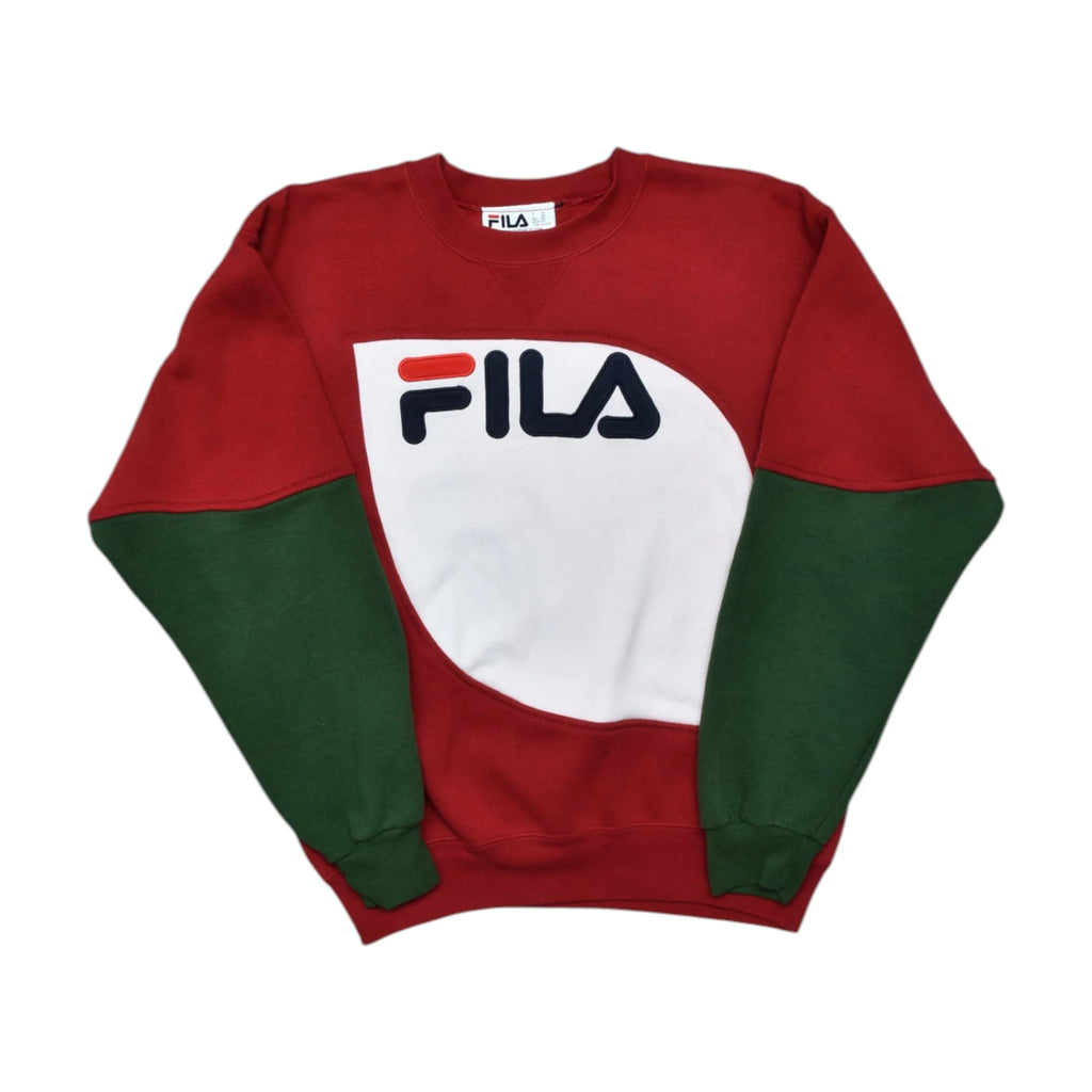 Vintage Red FILA Sweatshirt (S)