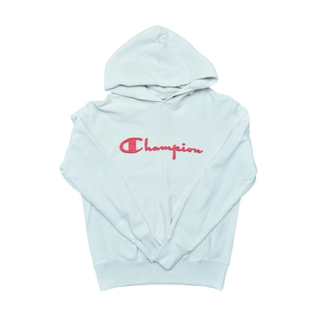 Vintage White Champion Hoodie (S)