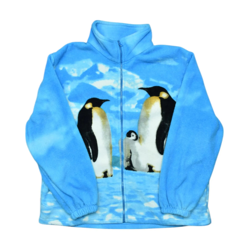 Vintage Blue Penguin Fleece (L)