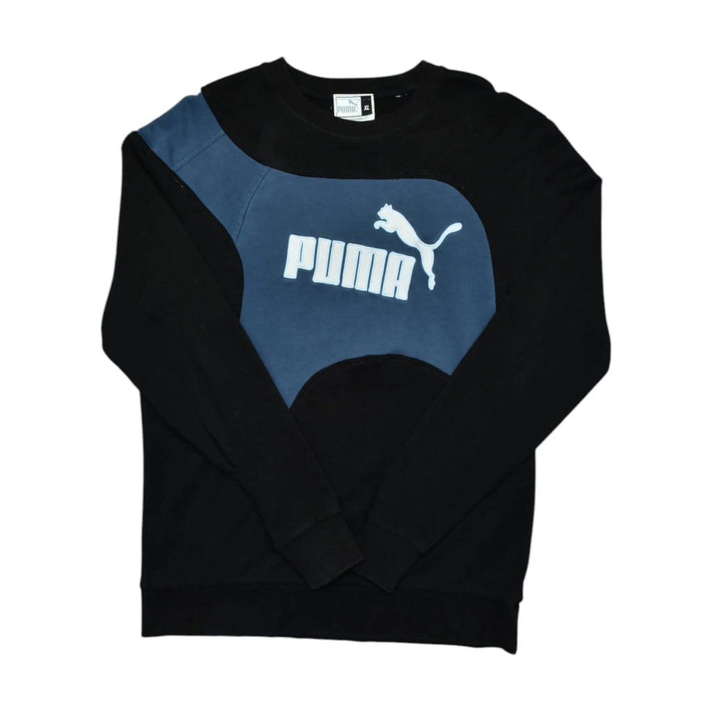 Vintage Black Puma Sweatshirt (S)