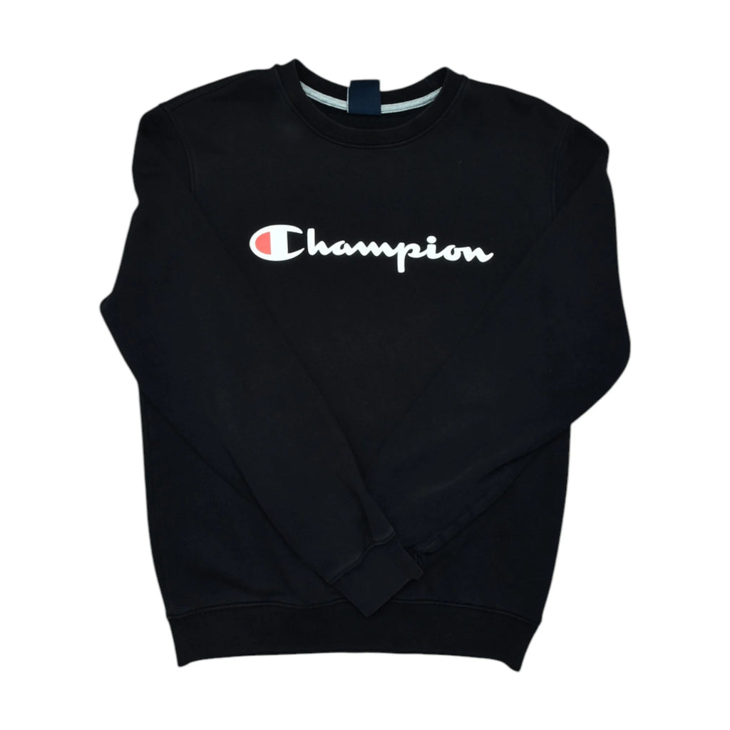 Vintage Black Champion Sweatshirt (S)