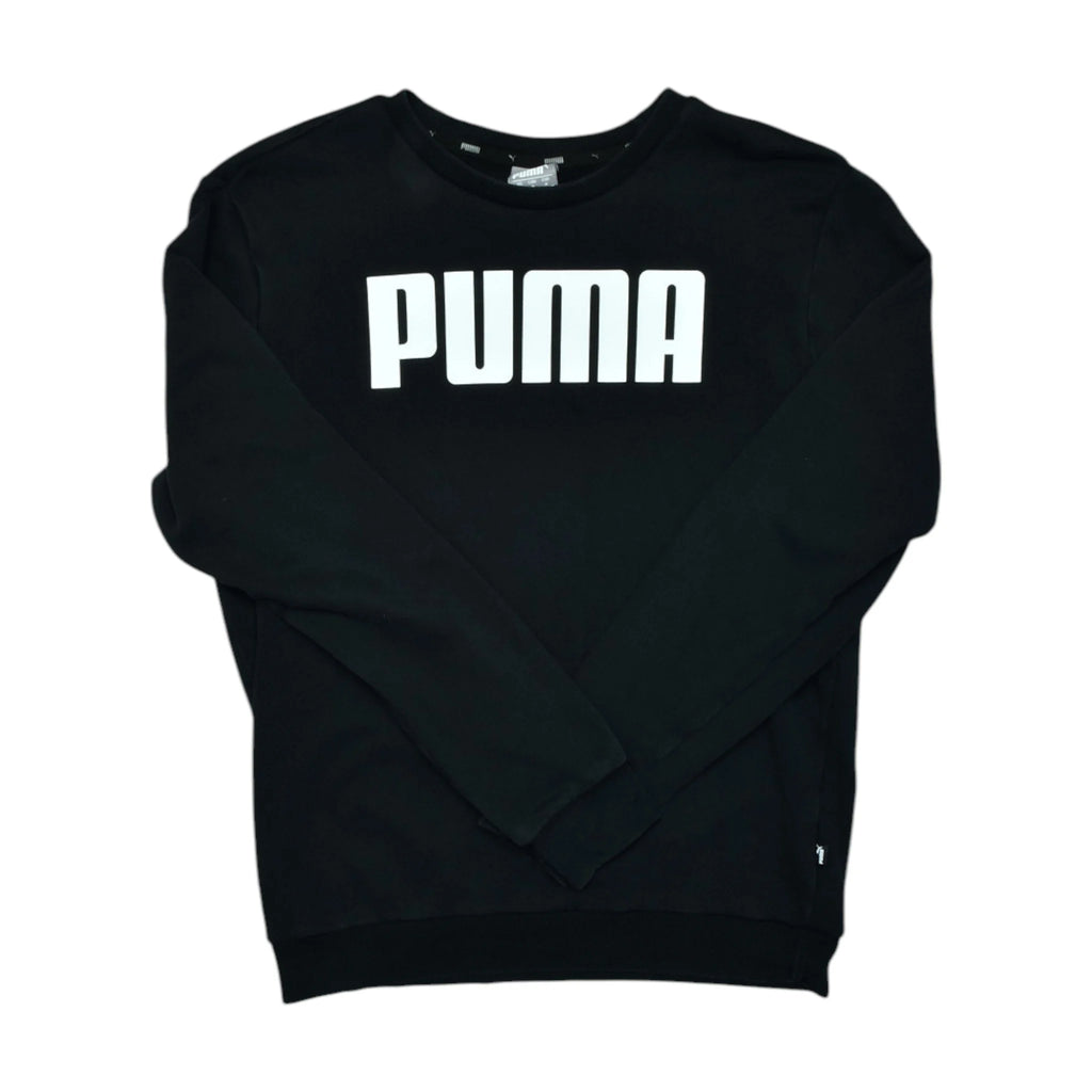 Vintage Black Puma Sweatshirt (S)