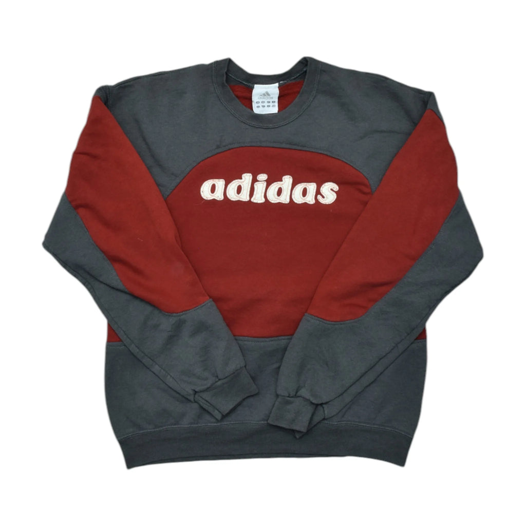 Vintage Gray Adidas Sweatshirt (S)