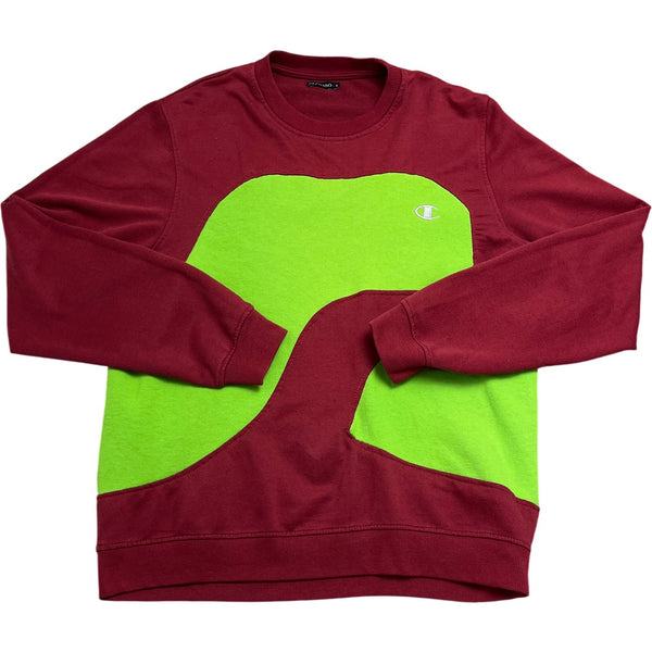 Vintage Red Champion Crewneck Sweatshirt (L)