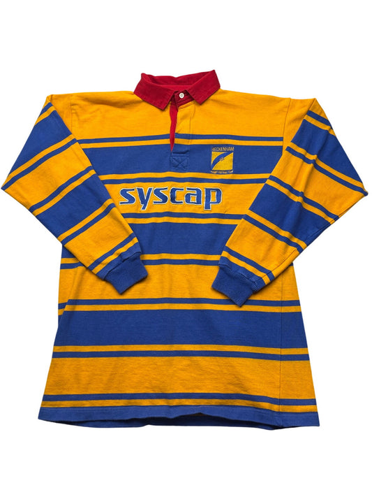Vintage Yellow Rugby Shirt Beckenham FC 90s (XXL)
