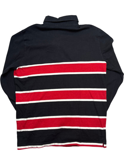 Vintage Black Macron Rugby Shirt Edinburgh  (L)