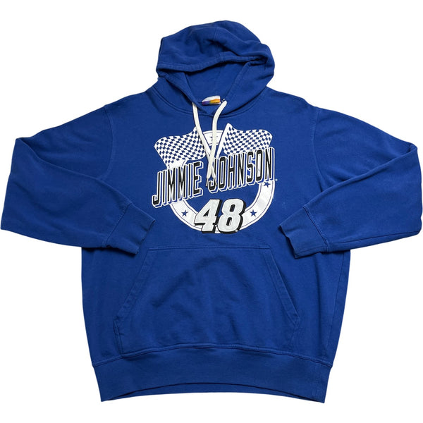 Vintage Blue Whack Vintage Hoodie Jimmie Johnson 48 (L)