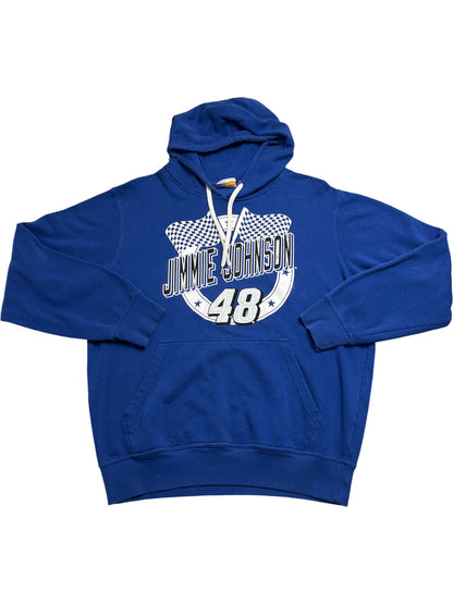 Vintage Blue Whack Vintage Hoodie Jimmie Johnson 48 (L)