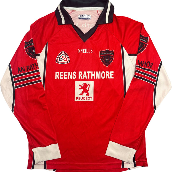 Vintage Red O'Neills GAA Jersey Reens Rathmore 00s Kids 13-14 (XXS)