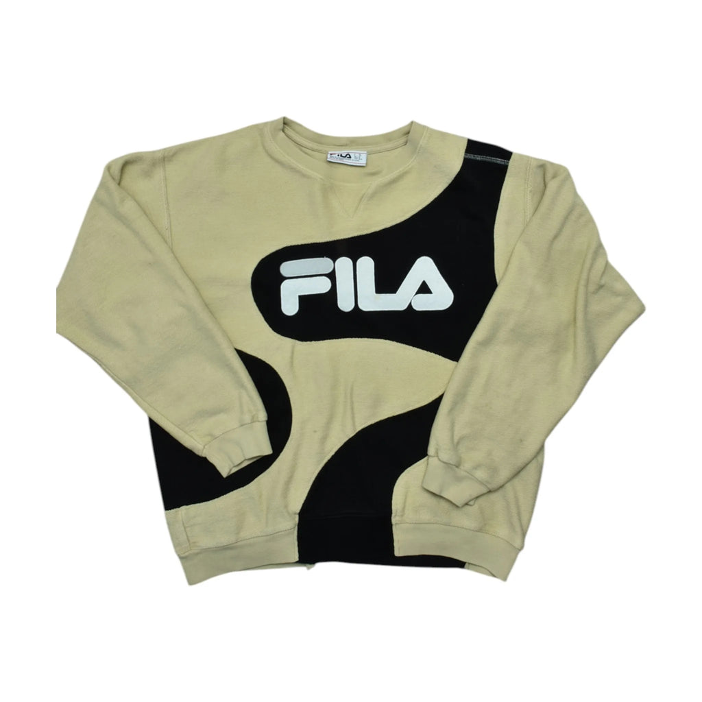 Vintage Beige Fila Sweatshirt (M)