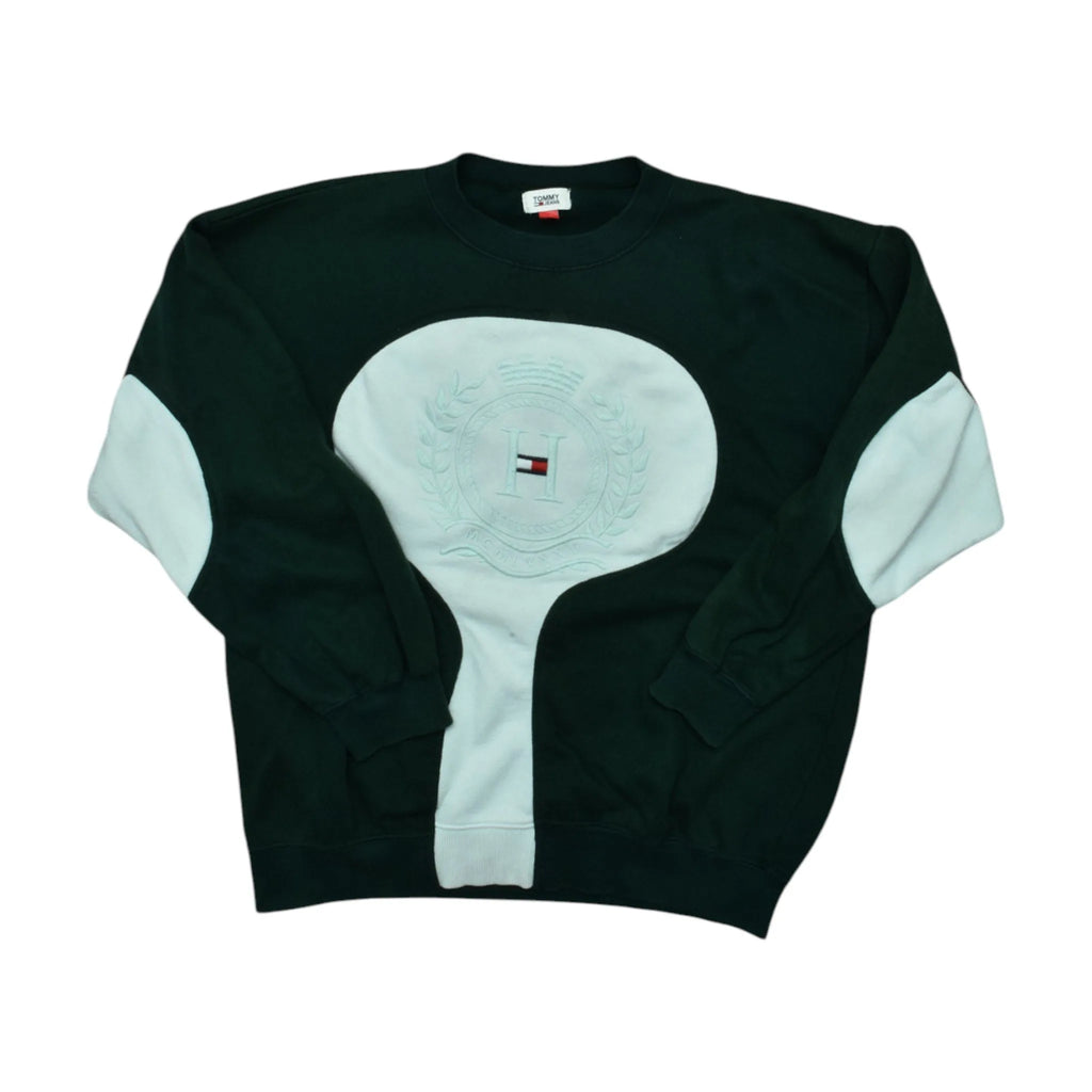 Vintage Green Tommy Hilfiguer Sweatshirt (S)