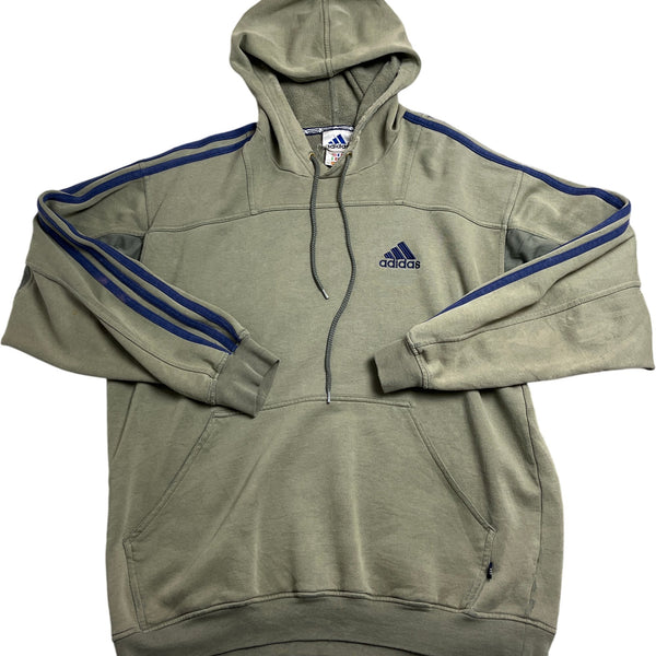 Vintage Green Adidas Hoodie (L)