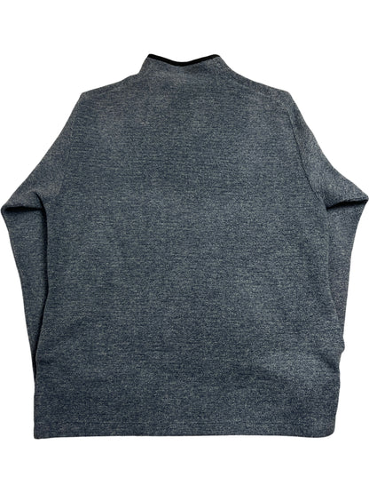 Vintage Grey Fila Sweatshirt Half-ZIP Pullover (XXL)