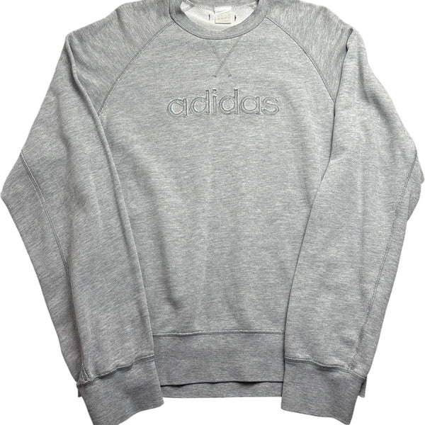 Vintage Grey Adidas Sweatshirt (XXL)