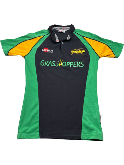 Vintage Green Samurai Grasshoppers Rugby Shirt (XL)