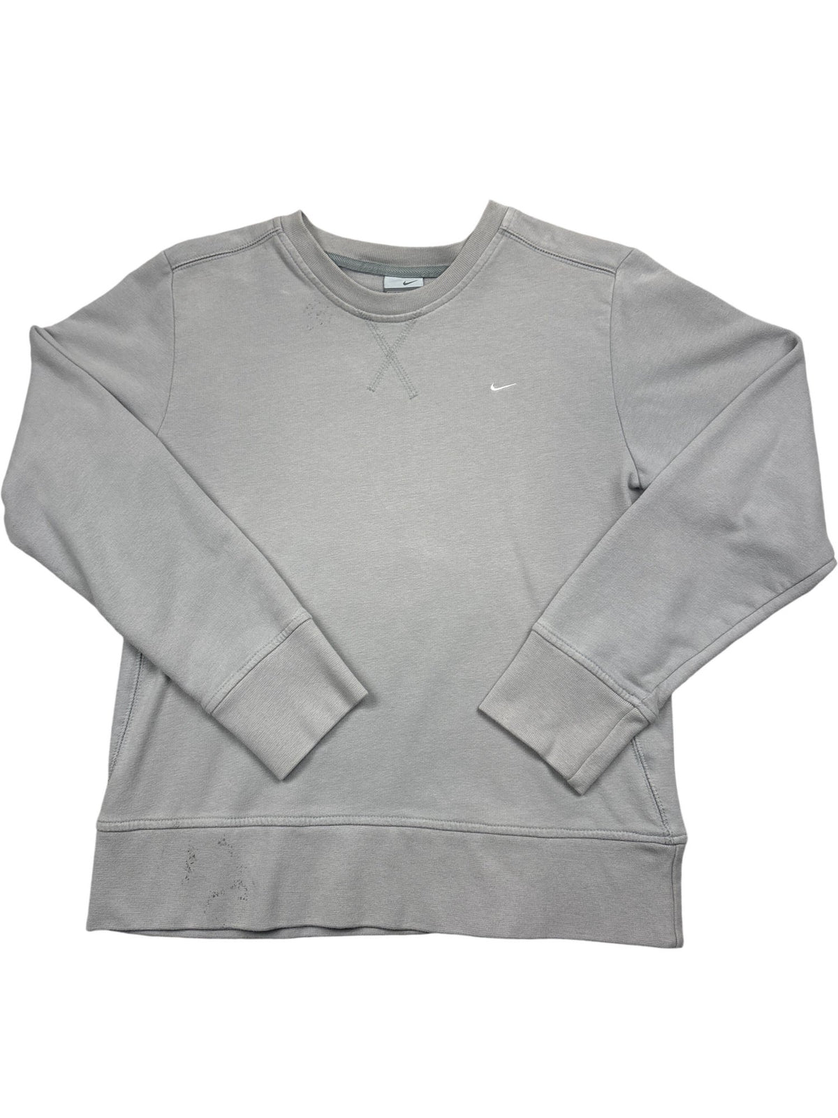 Vintage Grey Nike Crewneck Sweatshirt Y2K (S)