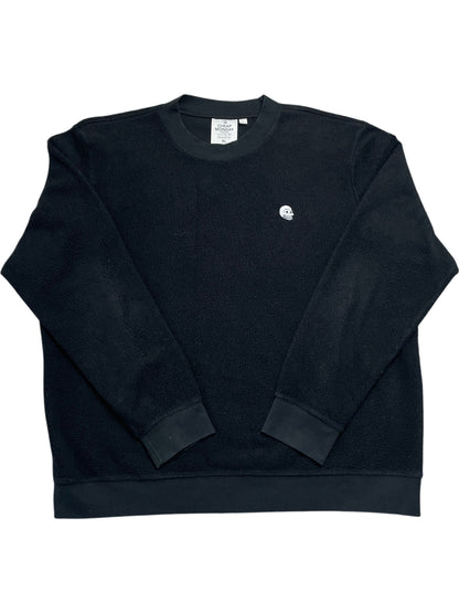 Vintage Black Cheap Monday Fleece Pullover (XL)