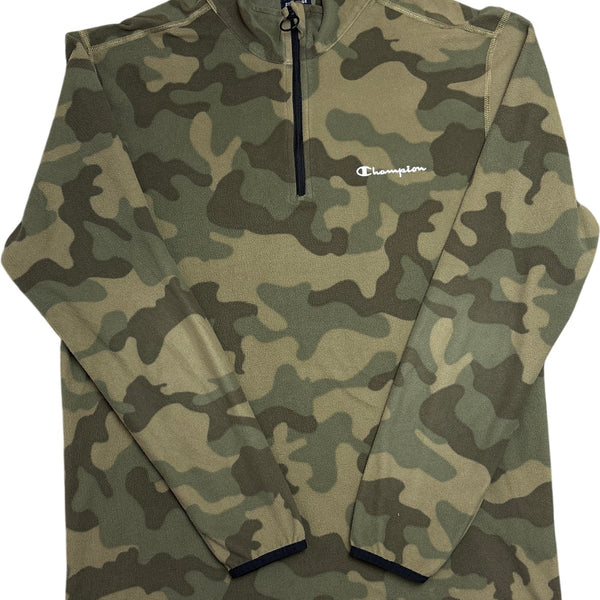 Vintage Green Champion Sweatshirt Camouflage (XXL)