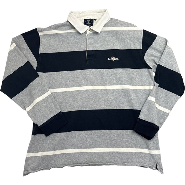 Vintage Grey Guinness Rugby Shirt 90s (L)