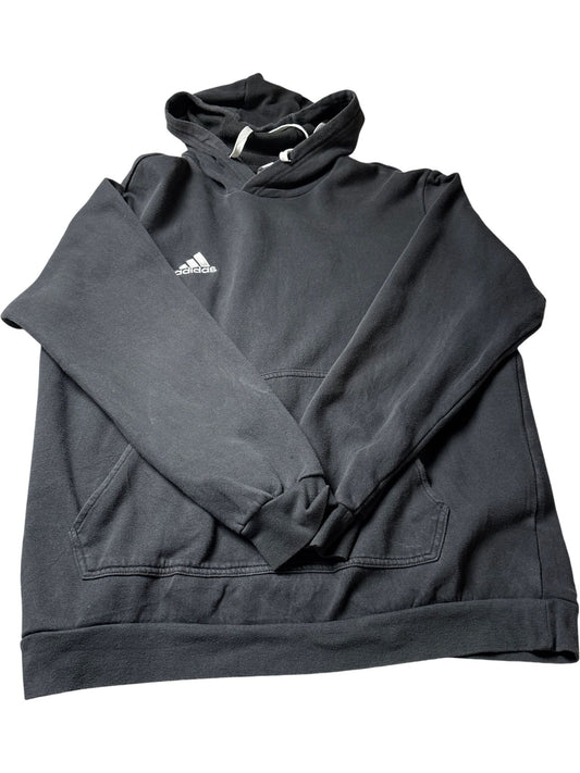 Vintage Black Adidas Hoodie (L)