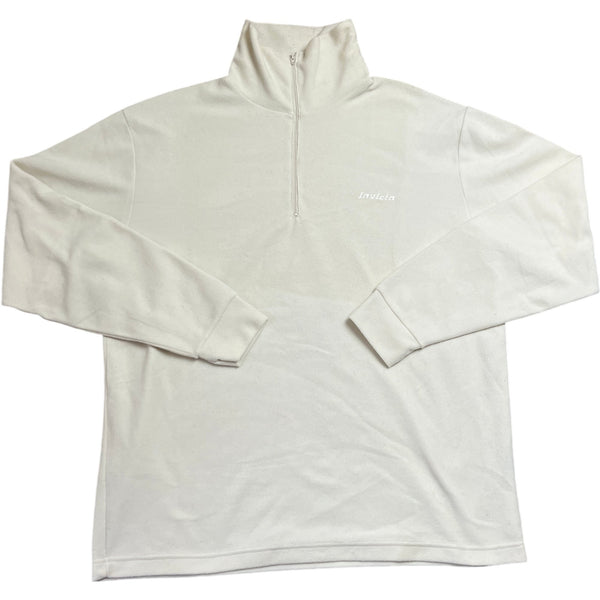Vintage White Invicta Fleece Sweatshirt 90s (M)