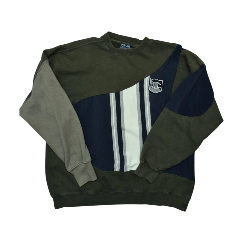Vintage Green Champion Sweatshirt (L)