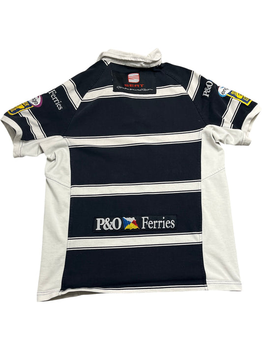 Vintage Black ISC Rugby Shirt Hull FC (M)