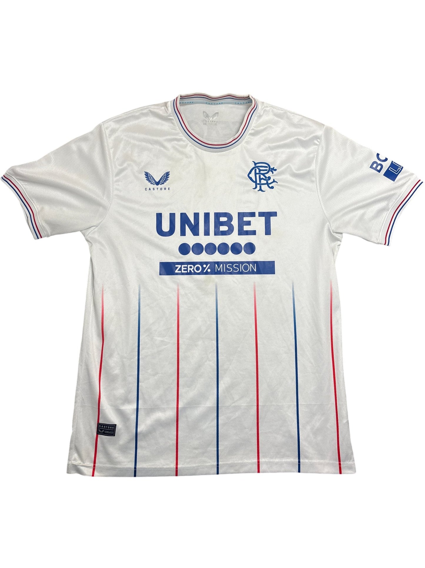 Vintage White Castore Rangers FC Jersey (XXL)