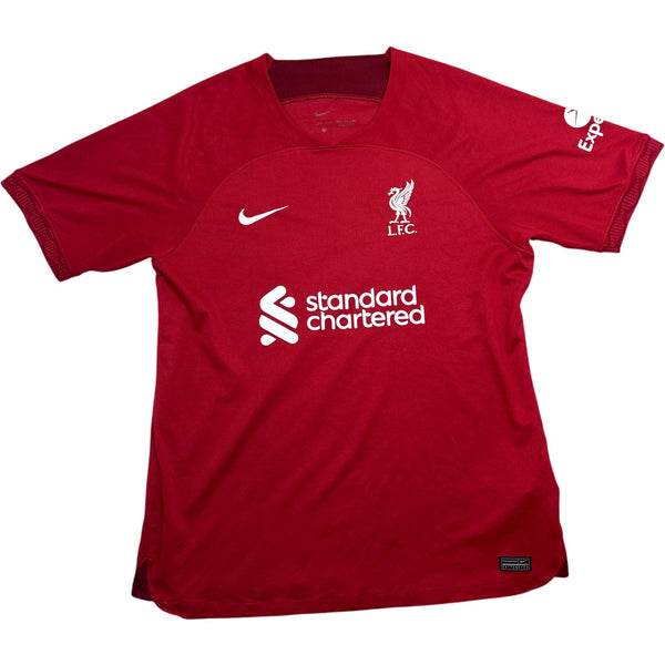Vintage Red Nike Jersey Liverpool FC Football Jersey (XXL)