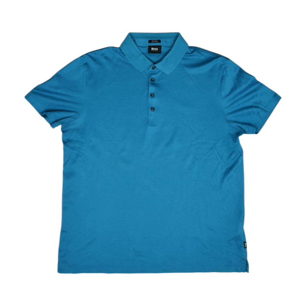 Vintage Blue Boss Polo Shirt (S)