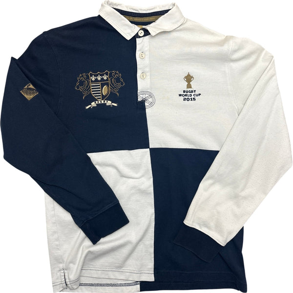 Vintage Navy Rugby World Cup 2015 Polo Shirt (S)