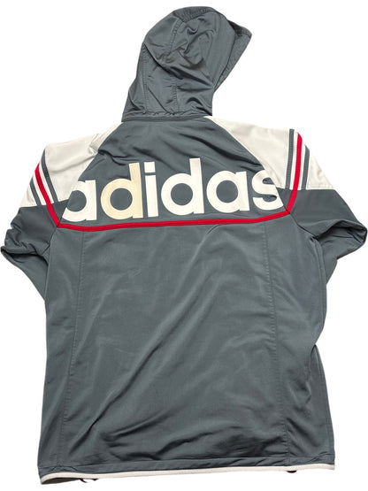 Vintage Grey Adidas Hoodie  (XL)