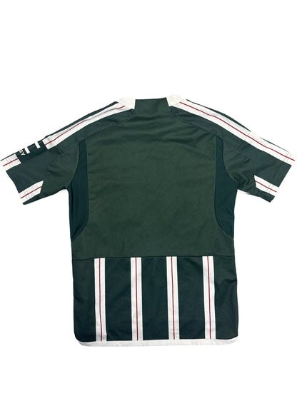 Vintage Green Adidas Soccer Jersey Manchester United (XXS)