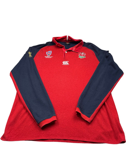 Vintage Red Canterbury Rugby World Cup Jersey 2019 (XXL)