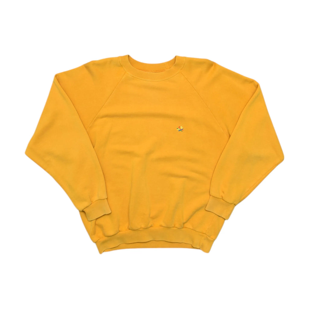 Vintage Yellow Benneton Sweatshirt (S)