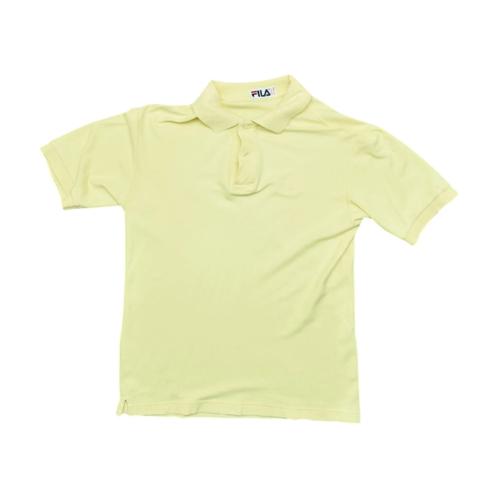 Vintage Yellow Fila Polo T-Shirt (3XS)