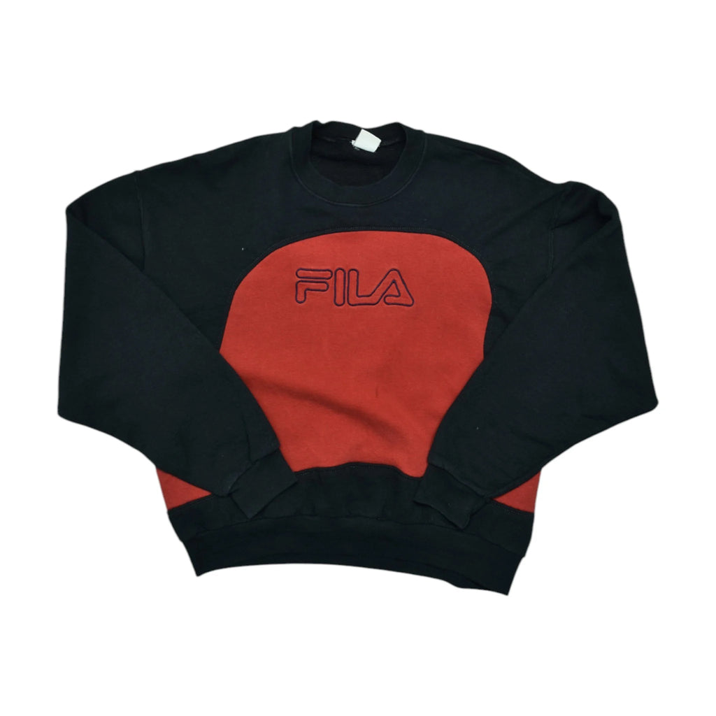 Vintage Black FILA Sweatshirt (S)