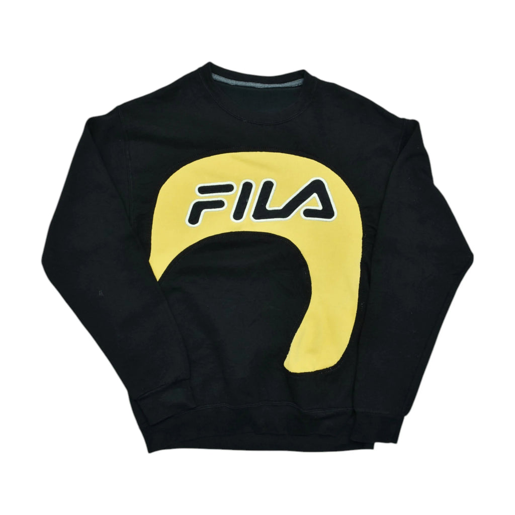 Vintage Black Fila Sweatshirt (XS)