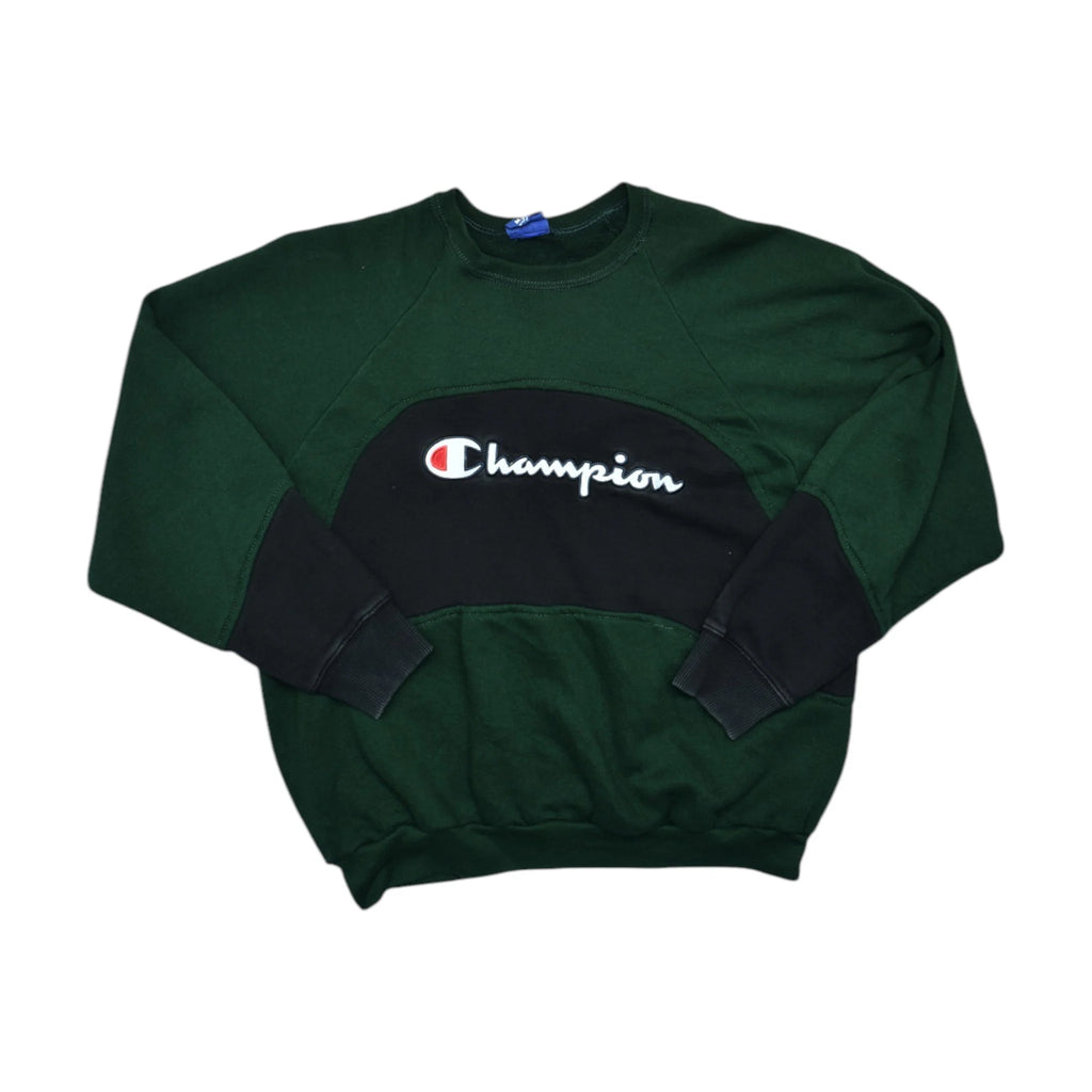 Vintage Green Champion Sweatshirt (M)