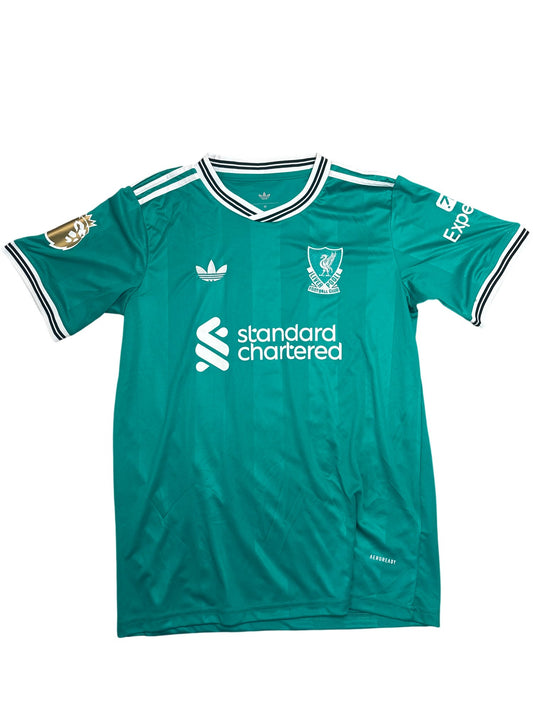 Vintage Green Adidas Liverpool Jersey Gakpo (M)