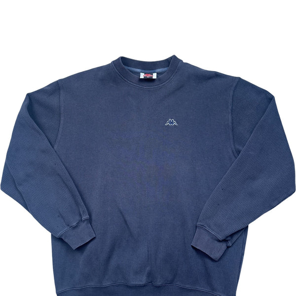 Vintage Blue Kappa Crewneck Sweatshirt (XL)