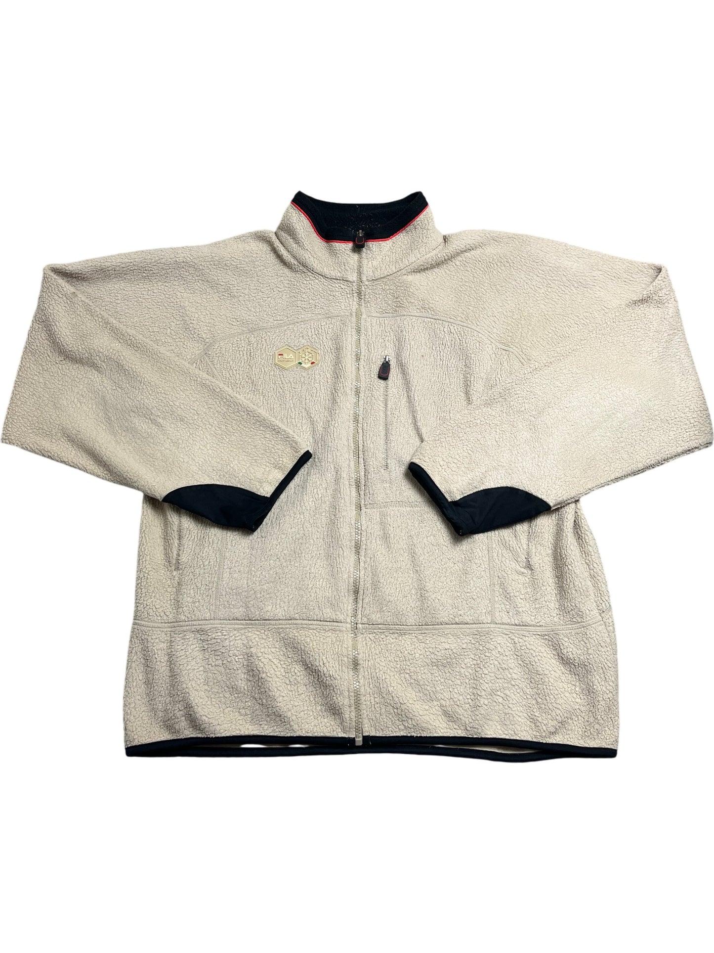 Vintage Beige Fila Fleece  (XL)