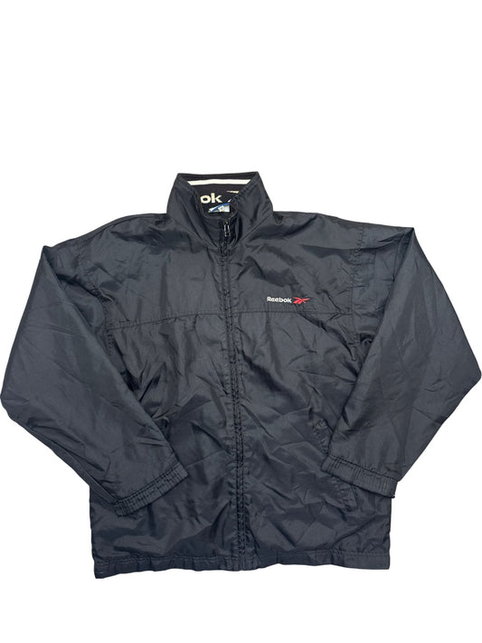 Vintage Black Reebok Windbreaker (M)