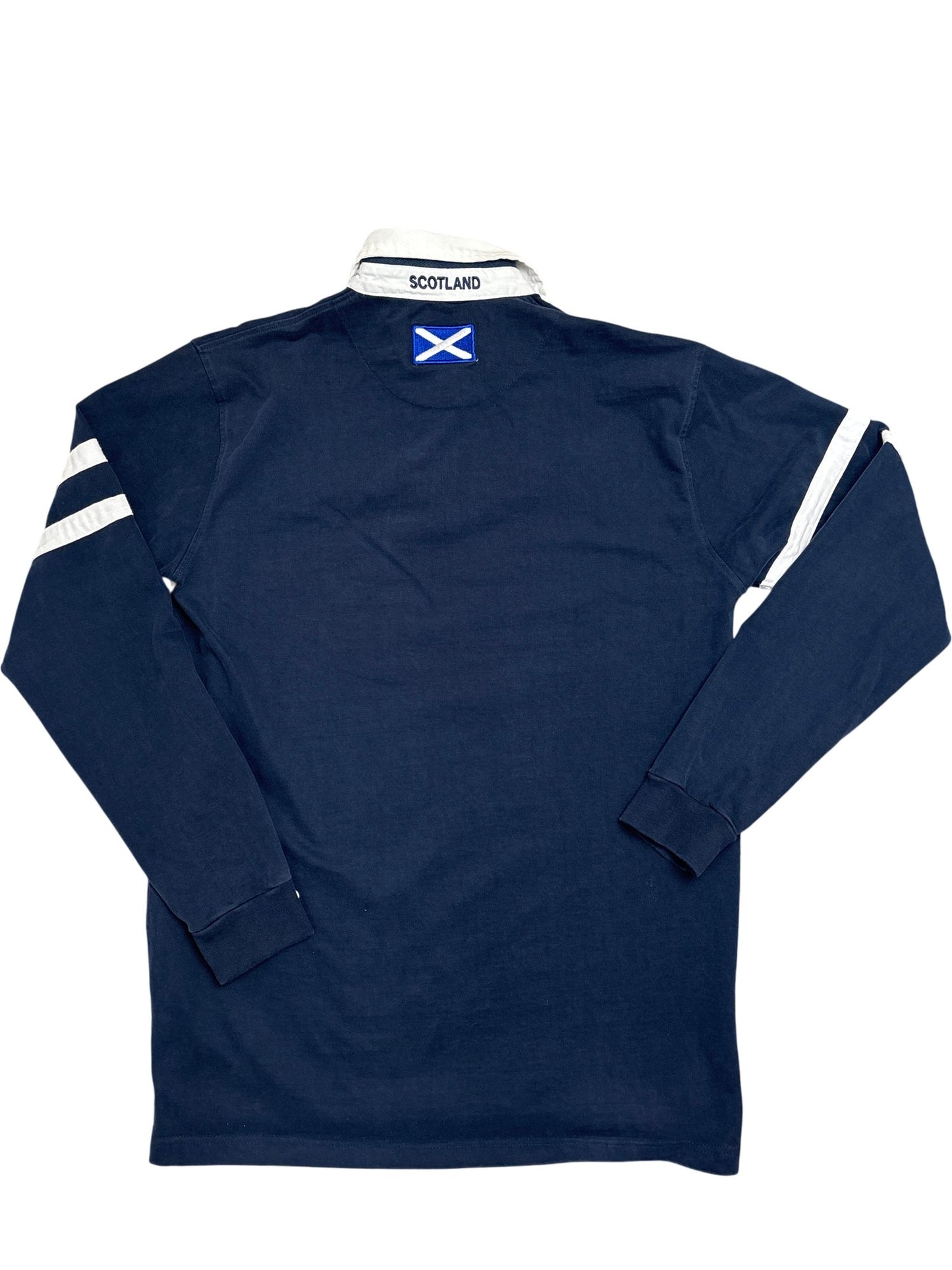 Vintage Navy Scotland Rugby Shirt (L)